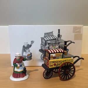 Dept 56 Christmas Bazaar Flap Jacks Hot Cider Christmas Village Figurines 56596